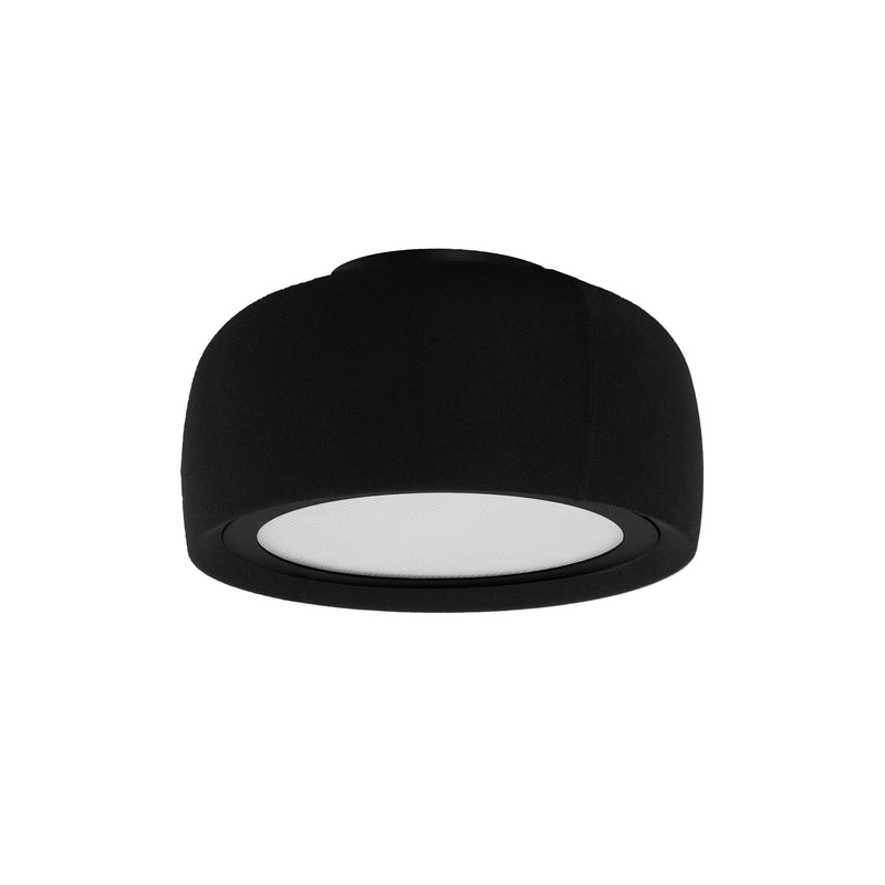 Gong Microprisma Ø340 Surface Ceiling Light | 18.7W 4000K CRI92 Phase Cut | Black | 15-A354-60-EZ