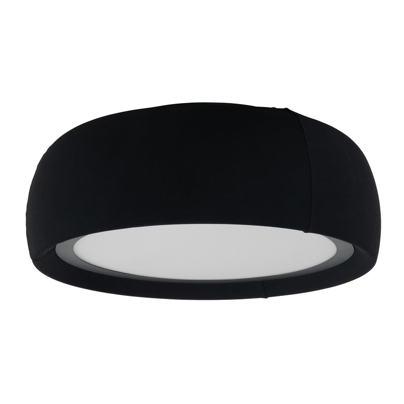 Gong Microprisma Ø600 Surface Ceiling Light | 36.5W 2700K CRI92 DALI-2 / Push | Black | 15-A366-60-EZ