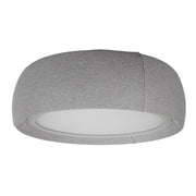 Gong Microprisma Ø600 Surface Ceiling Light | 36.5W 2700K CRI92 DALI-2 / Push | Silk Gray | 15-A366-FB-FA