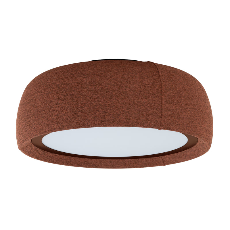 Gong Opal Ø600 Surface Ceiling Light | 36.5W 4000K CRI92 DALI-2 / Push | Mahogany Brown | 15-A371-W1-L1