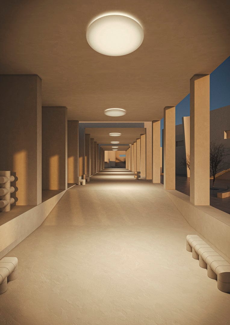 CEILING FIXTURE IP65 MEGA Ø1200MM LED 81.4 SW 3000-4000K DALI OPAL WHITE 8303LM 15-E111-M1-EH