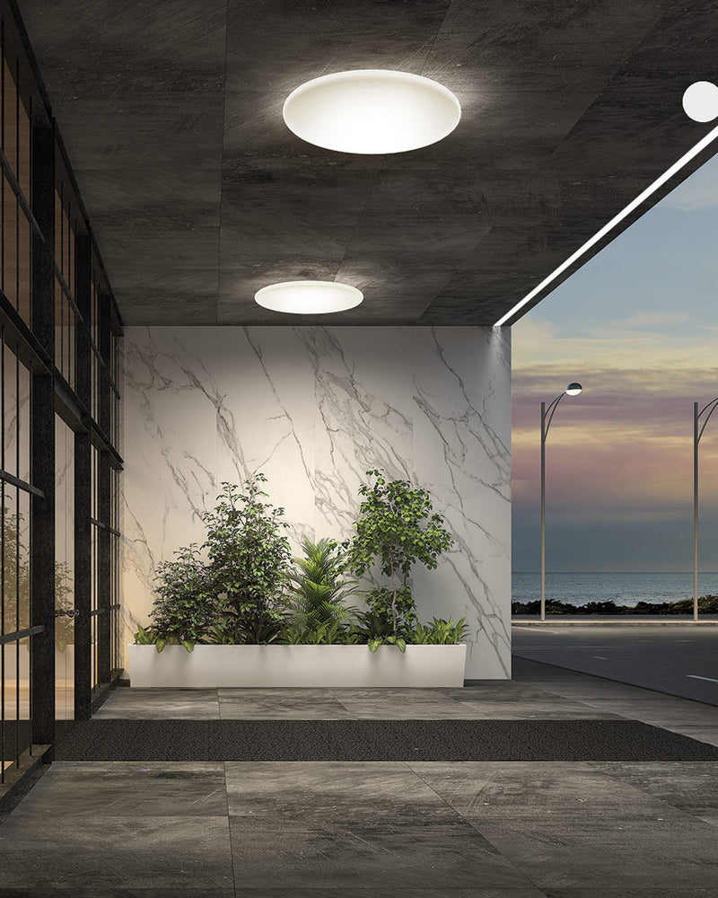 CEILING FIXTURE IP65 MEGA Ø1200MM LED 81.4 SW 3000-4000K DALI OPAL WHITE 8303LM 15-E111-M1-EH