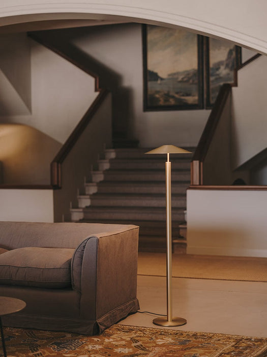 FLOOR LAMP H LED 27.7 LED WARM-WHITE 2700K ON-OFF MATTE GOLD 1207LM 25-7742-DN-DN