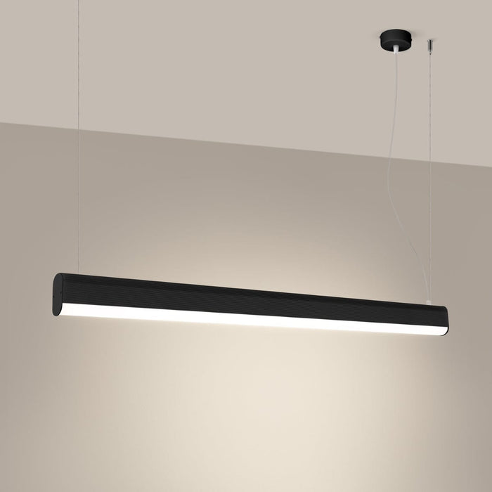 Pendant lamp FARGE black LED 3000K Thoro Lighting TH.297