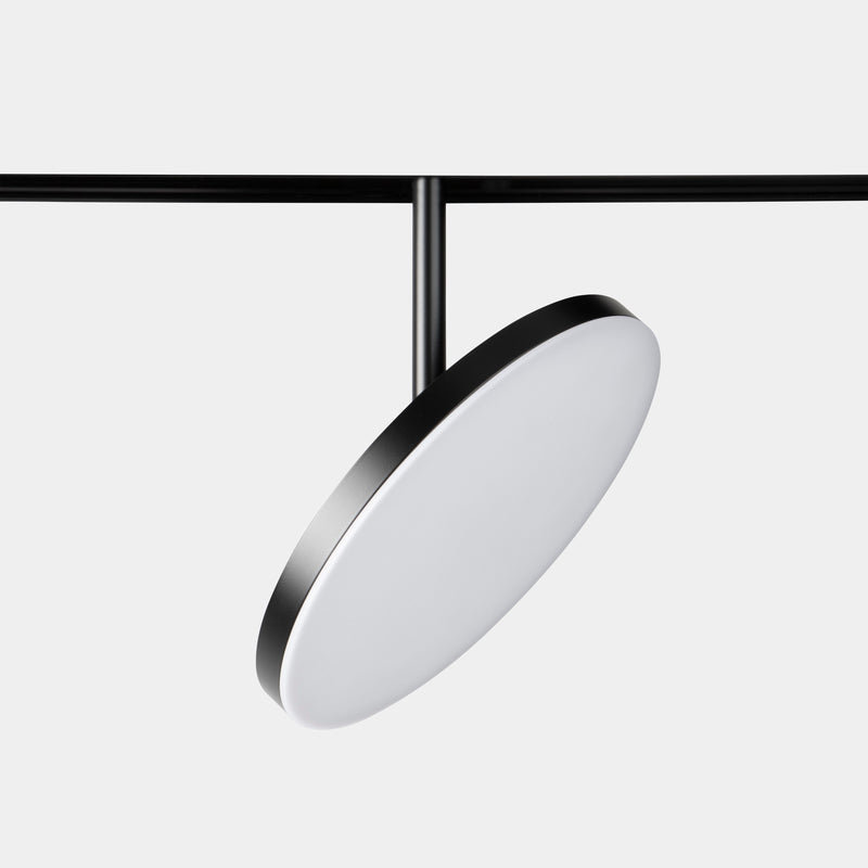 35-A157-60-00, LOW VOLTAGE NARA 13.4W LED WARM-WHITE 3000K CRI 92 ON-OFF BLACK 1130LM, Black, White