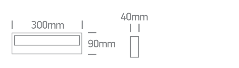 38010A/W/V: 12W LED CCT Variable White Wall Light IP20.  ..