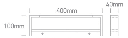 38112C/W/V: 12W LED CCT Variable fitting ideal for installation above the bathroom mirror, IP44. Supplied with non-dimmable LED driver. ..
