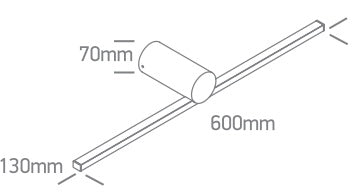 38114N/W/V: 14W LED CCT Variable fitting ideal for installation above the bathroom mirror, IP44. Supplied with non-dimmable LED driver. ..