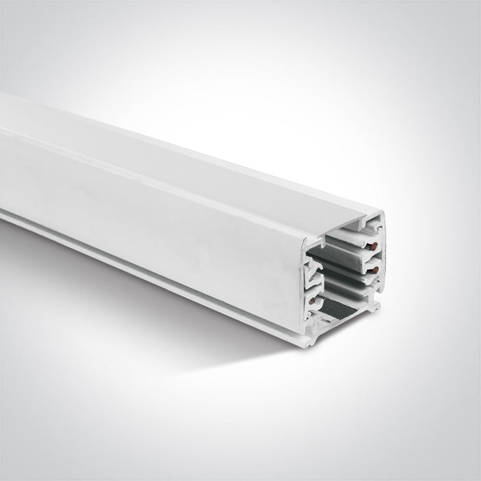 40002C/W WHITE PLASTIC COVER 2m FOR SQUARE TRACK