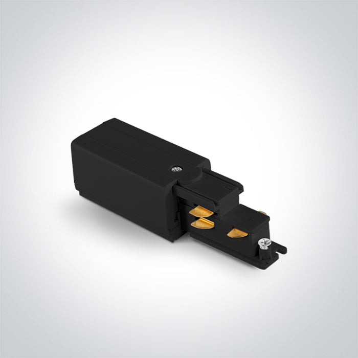 41004AL/B/R: 16A Black Live End Right for DALI track..