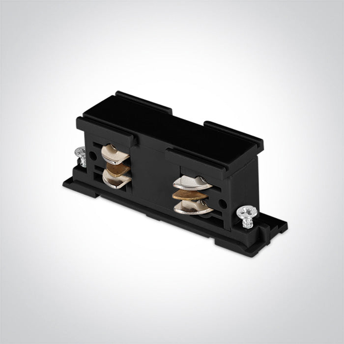 41008AL/B: 16A Black connector for DALI track..
