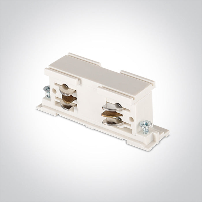 41008AL/W: 16A White connector live for DALI track..