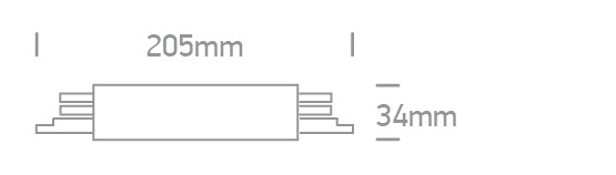 41010AL/W: 16A White connector live for DALI track..
