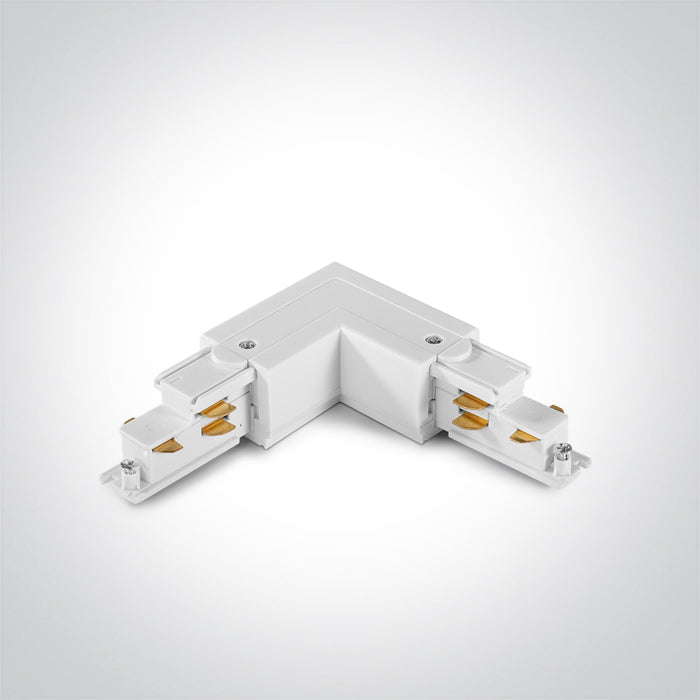 41012AL/W/R: 16A White Right Corner for DALI track..