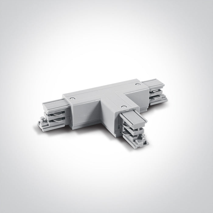 41016A/W/L WHITE T CONNECTOR LEFT
