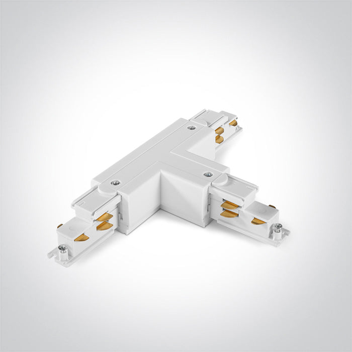 41016AL/W/L: 16A White Left T Connector for DALI track..