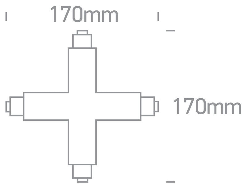 41018A/W WHITE X CONNECTOR
