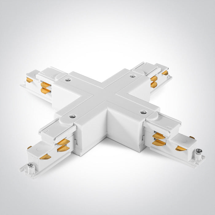 41018AL/W: 16A White X Connector for DALI track ..