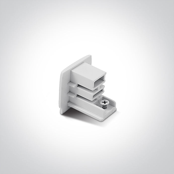 41022A/W WHITE END CAP