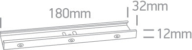 41032/W WHITE CONNECTOR FOR SUSPENDING SQUARE TRACK