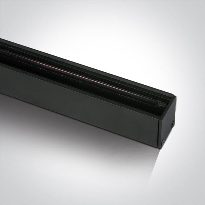 1 meter MINI Black magnetic profile ON/OFF and DALI 48V . One Light. 42001A/B