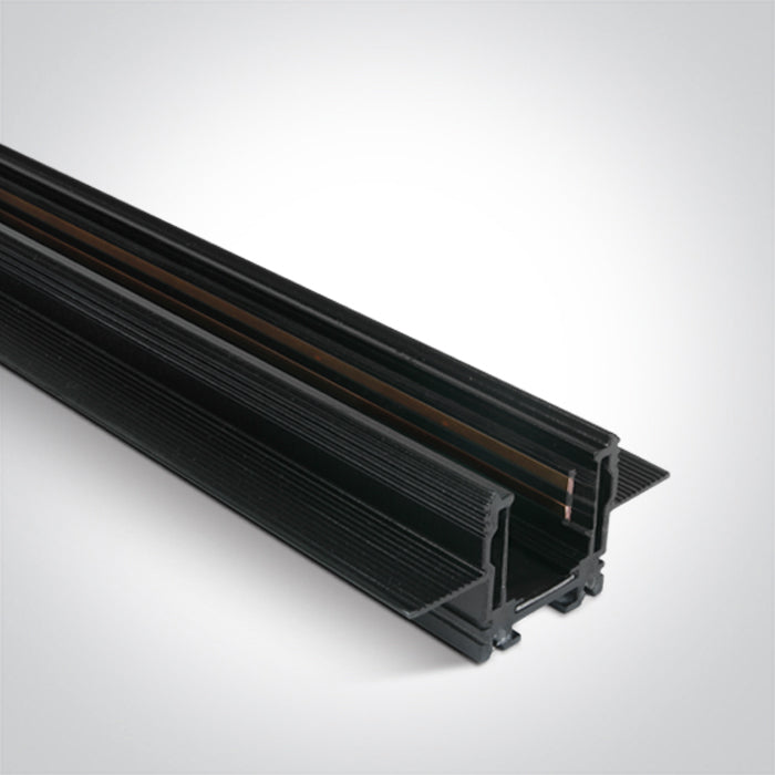 42002ATR/B: 2 meter MINI Recessed trimless magnetic profile ON/OFF and DALI 48V. Max 10m/driver, Max 400W/circuit. Complete with 2pcs end caps and 2pcs mechanical connector..