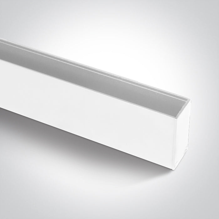 42002B/W: 2 meter MIDI magnetic profile ON/OFF and DALI 48V.  Max 10m/driver, Max 400W/circuit.  Complete with 2pcs end caps and cover..