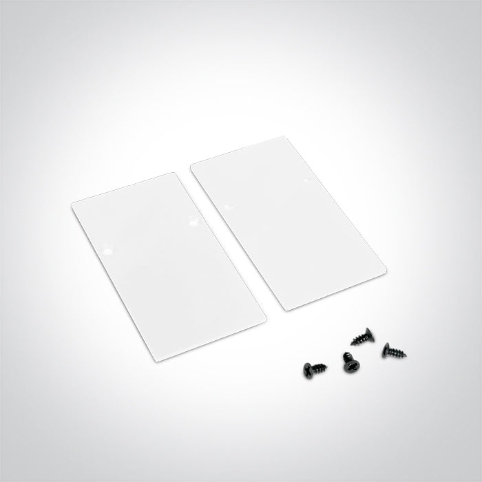 42002R/W: 2 meter MAXI Recessed magnetic profile ON/OFF and DALI 48V. Max 10m/driver, Max 400W/circuit. Complete with 2pcs end caps, cover, 1 set mechanical connector and 4 fixing clips..