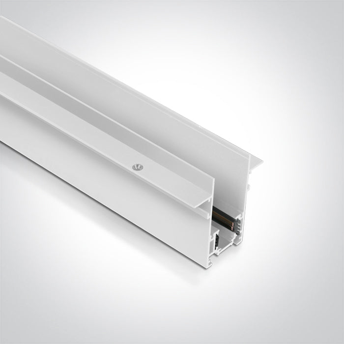 42001TR/W WHITE MAGNETIC TRIMLESS PROFILE 1m 48V MAXI