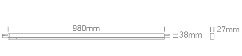 42003P/B: 98cm Black magnetic Plug & Play profile ON/OFF and DALI 48V. Max 15m/driver. Max 250W/circuit. Suitable for only 4pcs magnetic spot..