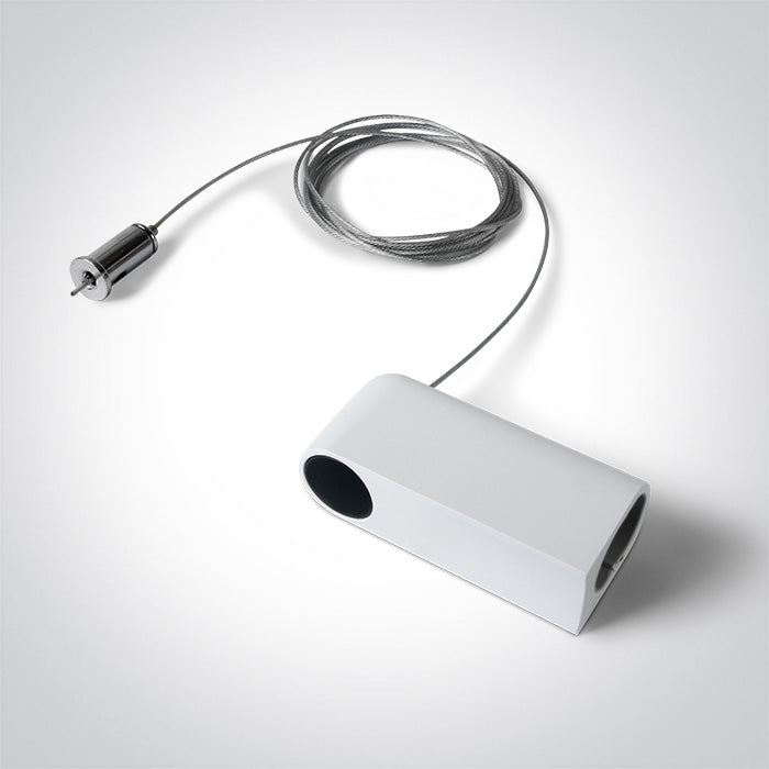 42004PB/W: 2m wire White Plug & Play Suspended/Surface end cap.  For surface installation you need to use together with 42004PM/42004PN/42004PP.