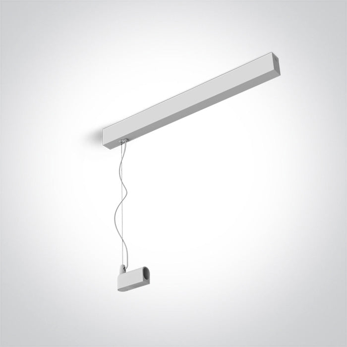 42004PC/W: 2m White Plug & Play Driver + End cap. ON/OFF / DALI.  Driver must be ordered separately.  .