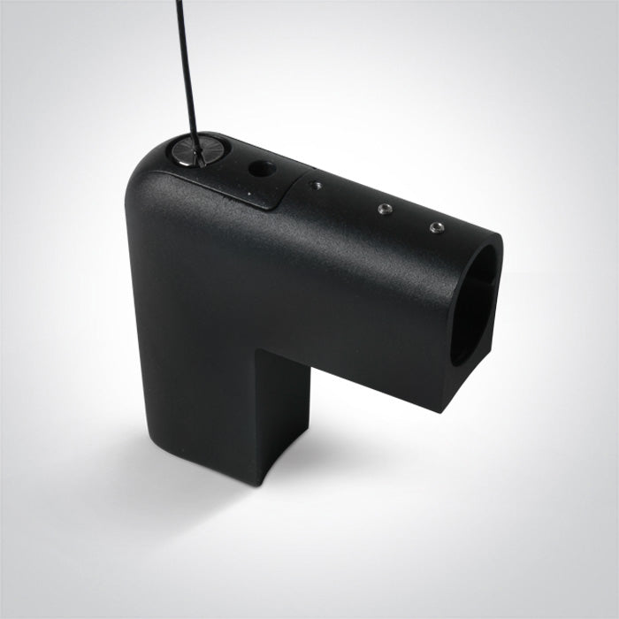 42004PH/B: 2m Black Plug & Play suspended/surface ceiling to wall corner.  For surface installation you need to use together with 42004PM/42004PN/42004PP.  .