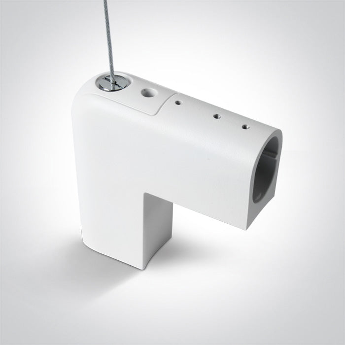 42004PH/W: 2m White Plug & Play suspended/surface ceiling to wall corner.  For surface installation you need to use together with 42004PM/42004PN/42004PP.  .