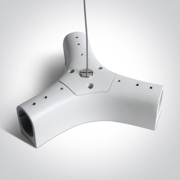 42004PK/W: 2m White Plug & Play suspended/surface Y-connector.  For surface installation you need to use together with 42004PM/42004PN/42004PP.  .