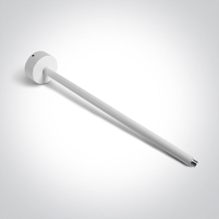 42004PN/W: 33cm White Plug & Play Surface Rod.    .