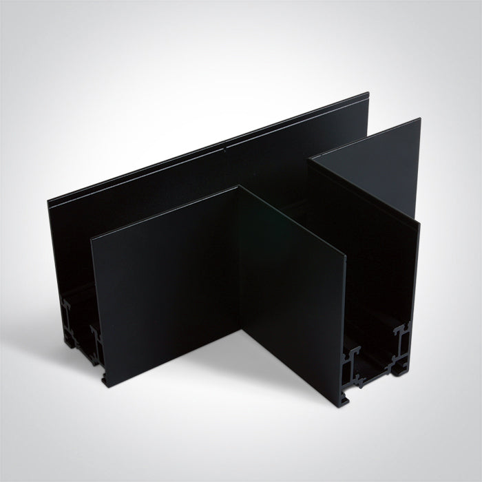 42012D/B: T-corner for 42001 / 42002 / 42003.  Complete with 3pcs mechanical connector & live T-connector.  .