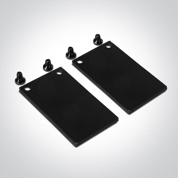 2 meter MIDI Recessed black magnetic profile ON/OFF and DALI 48V . One Light. 42002RB/B