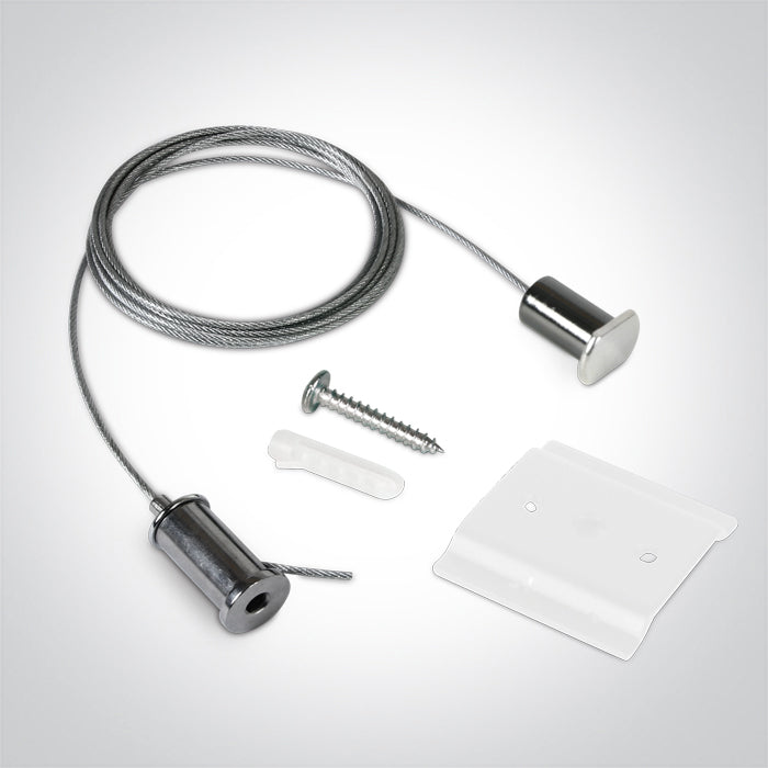 42026/W: 3 meter suspension kit for MAXI magnetic profiles..