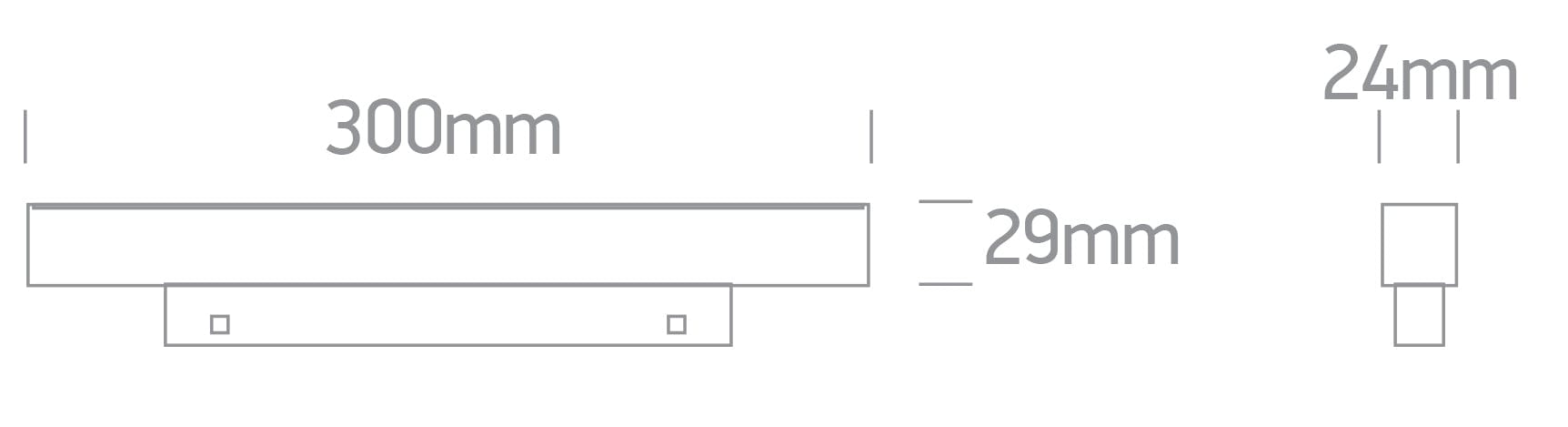 LED Linear magnetic track light