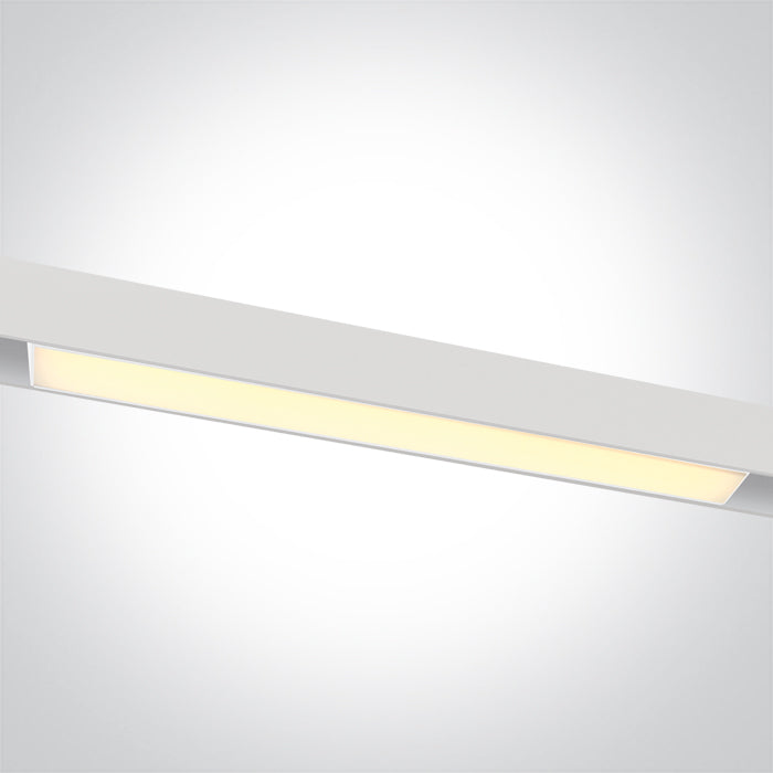 42100BL/W/V WHITE 25W LINEAR LIGHT CCTV 48V IP20 DALI MAXI