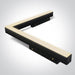 LED Linear magnetic corner track light