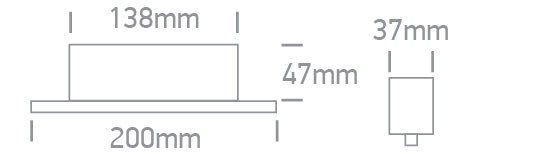 42102A/B/V: 12W CCT Variable LED Linear magnetic profile light.  Suitable for MAXI magnetic profile.  ..