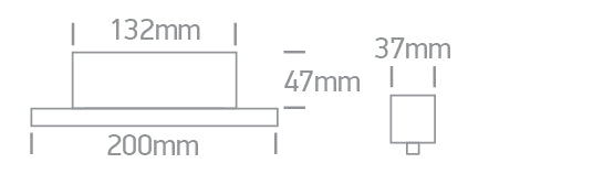 42104B/B/V: 12W CCT Variable LED Linear magnetic profile light.  Suitable for MAXI magnetic profiles.  ..