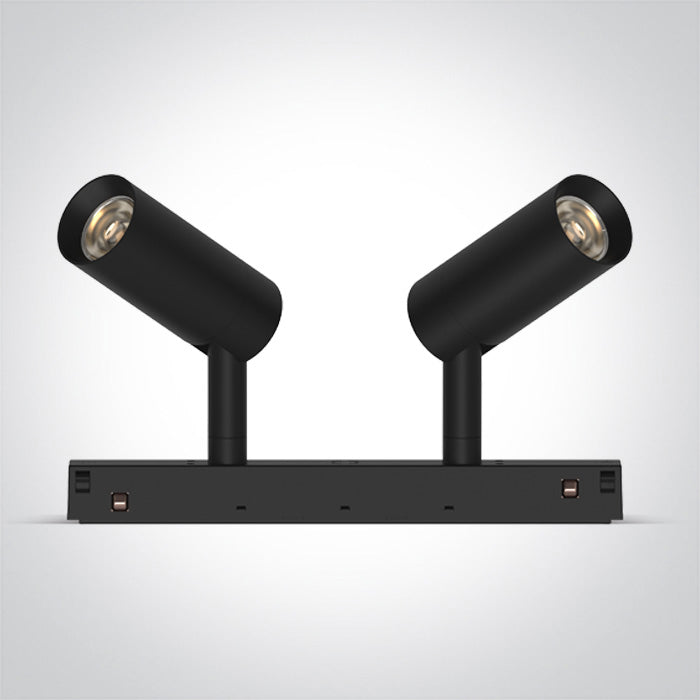 42108AL/B/V BLACK 2x6W CCTV 48V IP20 ADJUSTABLE DALI MINI/MIDI/MAXI/P&P