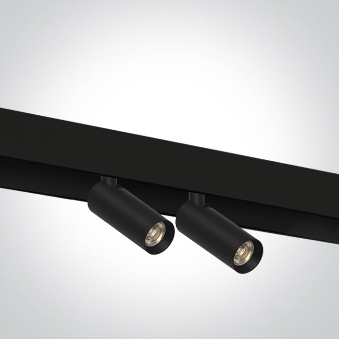 42108AL/B/V BLACK 2x6W CCTV 48V IP20 ADJUSTABLE DALI MINI/MIDI/MAXI/P&P