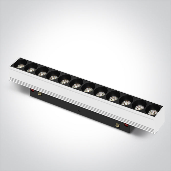 42112AAL/W/V: 12W DALI DT8 CCT Tunable LED Linear light for magnetic profile.  Suitable for MINI and MIDI magnetic profiles.  ..