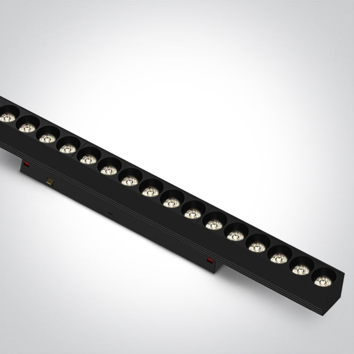 42112BAL/B/V: 18W DALI DT8 CCT Tunable LED Linear light for magnetic profile.  Suitable for MINI and MIDI magnetic profiles.  ..
