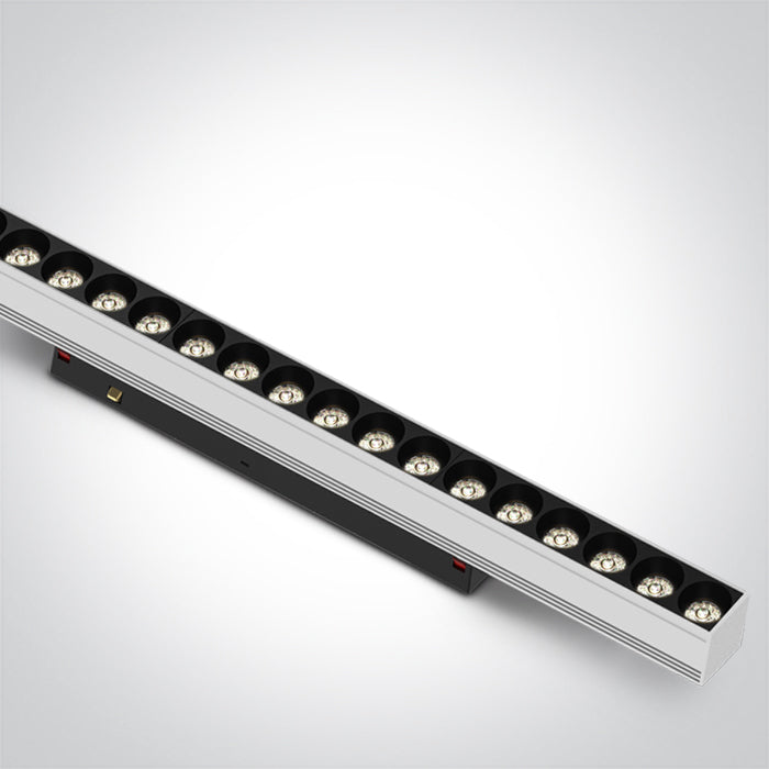 42112BAL/W/V: 18W DALI DT8 CCT Tunable LED Linear light for magnetic profile.  Suitable for MINI and MIDI magnetic profiles.  ..