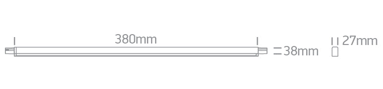 42112PAL/W/V: 15W DALI DT8 CCT Tunable LED Plug & Play 48V DC linear light.  Max 15m/driver. Max 250W/circuit.  ..